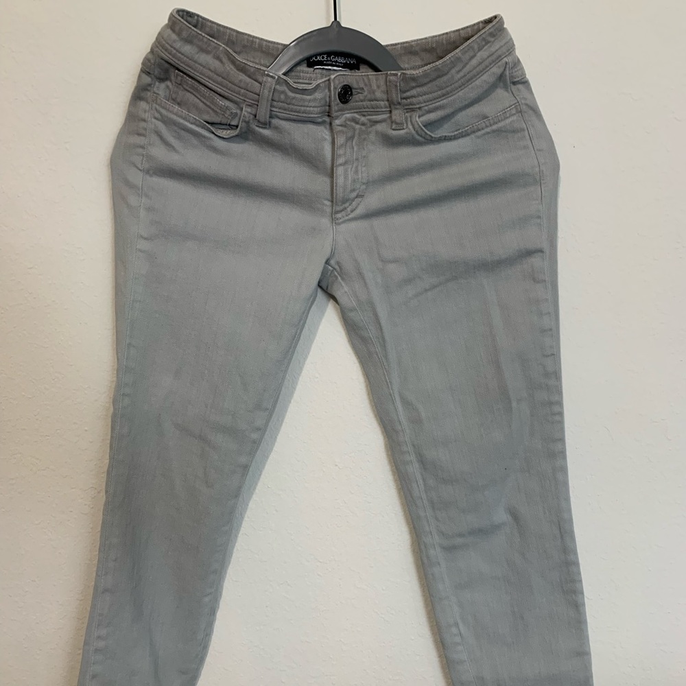 Dolce & Gabbana Light Gray Women's Jeans - Waist 25